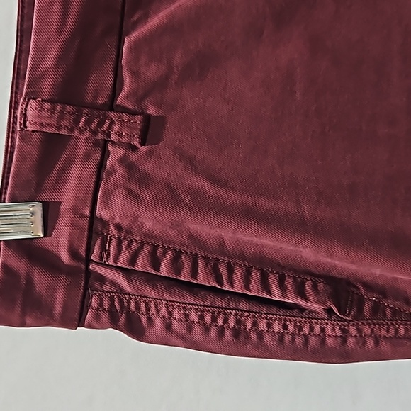 J.Crew, Sammie, Pants Sz 27, Cotton, Slacks, Dress Casual,Burgundy, Maroon - Picture 3 of 14